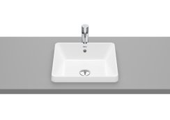 Roca The Gap Square 390mm 0 Taphole Inset Basin