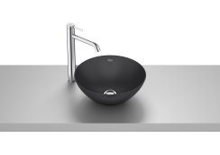 Roca Bol 350mm Round FINECERAMIC® Countertop Basin - Matt Black