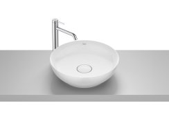 Roca Bol 425mm Round FINECERAMIC® Countertop Basin - White