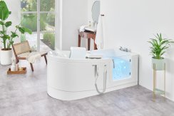 Access Easy Riser Peninsula Walk-in Bath with Glass Door and Powered Seat