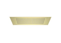 Roca Raindream 380 x 380mm Ceiling-Mounted Shower Head with Rain Function - Brushed Brass