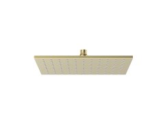 Roca Raindream 300 x 300mm Extraslim Square Rain Shower Head - Brushed Brass