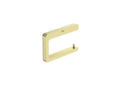 Roca Tempo Toilet Roll Holder without Cover - Brushed Brass