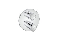 Roca T-500 Thermostatic Bath/Shower Mixer with Automatic Diverter (2 Ways) - Chrome