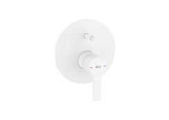 Roca Targa Built-In 2 Way Bath-Shower Mixer - Matt White