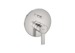 Roca Targa Built-In 2 Way Bath-Shower Mixer - Stainless Steel 