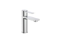 Roca Targa Small Smooth Body Cold Start Basin Mixer - Chrome