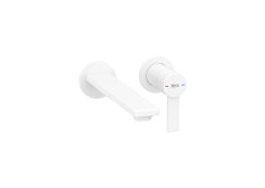 Roca Targa Wall Mounted Basin Mixer - Matt White