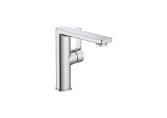 Roca Targa Large Smooth Body Cold Start Basin Mixer - Chrome