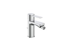 Roca Targa Bidet Mixer with Pop-Up Waste - Chrome