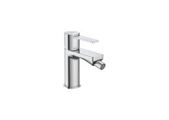 Roca Targa Smooth Body Bidet Mixer with Flexible Hoses - Chrome