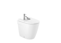 Roca Ona Back-to-Wall Floorstanding Bidet - Supraglaze