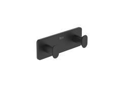 Roca Victoria Double Robe Hook - Matt Black