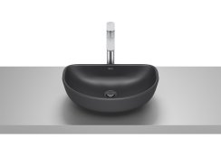 Roca Optica 450mm Arc Countertop Basin - Matt Black