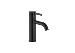 Roca Ona Basin Mixer with Click-Clack Waste - Titanium Black