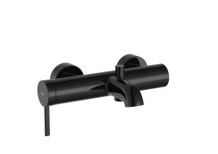Roca Ona Wall-Mounted Bath/Shower Mixer with Automatic Diverter - Titanium Black