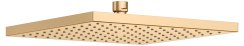 Keuco 250mm Square Shower Head - Brushed Brass