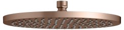 Keuco 250mm Round Shower Head - Brushed Red Gold