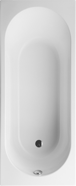 Villeroy & Boch O.Novo 1600 x 700mm Single-Ended Rectangular Bath - White Alpin