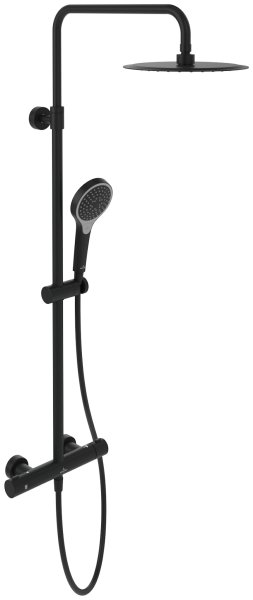 Villeroy & Boch Verve Exposed Shower System - Matt Black