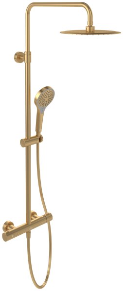 Villeroy & Boch Verve Exposed Shower System - Brushed Gold
