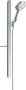 Hansgrohe Raindance Select S Shower Set 120 3jet Ecosmart with Unica'e Shower Rail 90cm & Shelf - Chrome