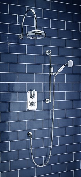 Harrogate Traditional Thermostatic Shower Set Three