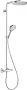 Hansgrohe Raindance Select S Showerpipe 240 1jet Powderrain with Thermostatic Shower Mixer - Chrome