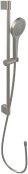 Villeroy & Boch Verve Exposed Shower Kit Including Riser Rail, Hose & Hand Shower - Matt Brushed Nickel
