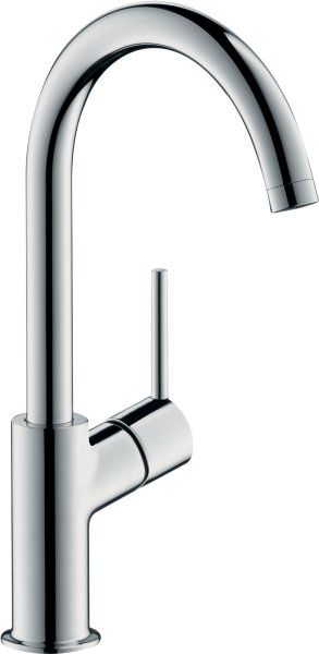 Hansgrohe Talis Single Lever Basin Mixer 210 with Fixed Spout & Push-Open Waste
