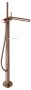 Keuco Edition 400 Single Lever Bathtub Mixer Free-Standing - Brushed Red Gold