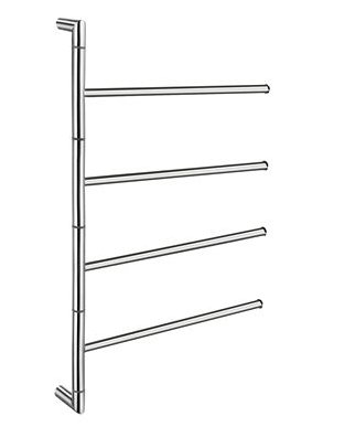 Smedbo Outline Lite Towel Bar with 4 Swivel Arms