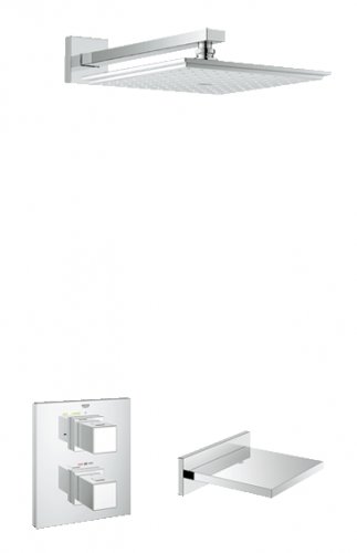 Grohe Shower Solutions Grohtherm Cube Bath/Shower Mixer (118327)