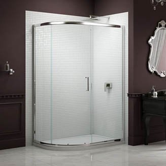 Sommer 8 Single Door Offset Quadrant Shower Enclosure 1200 x 800mm