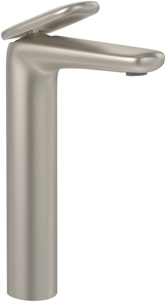 Villeroy & Boch Antao Tall Single-Lever Basin Mixer with Pop-Up Waste - Matt Brushed Nickel
