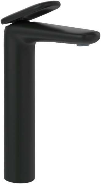 Villeroy & Boch Antao Tall Single-Lever Basin Mixer with Pop-Up Waste - Matt Black