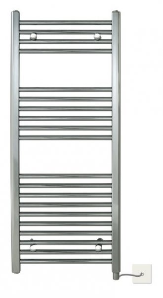 Redroom Elan Electric Straight 810 x 400mm Towel Warming Radiator