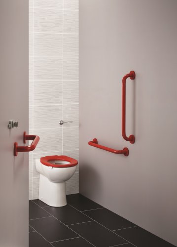 Armitage Shanks Doc M Contour 21+ Ambulant Care Back To Wall Pack - Red