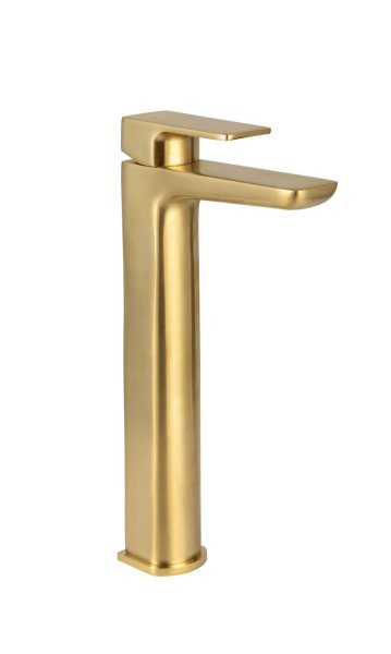 Scudo Muro High Riser Basin Mono - Brushed Brass