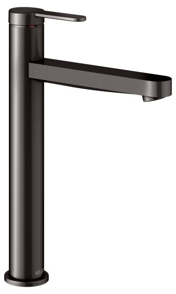 Keuco IXMO Single Lever Basin Mixer 214 (Flat Round Rosette) - Brushed Titanblack