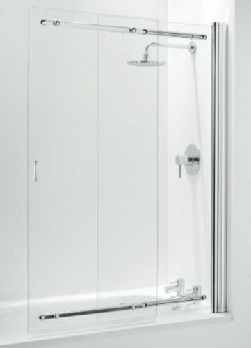 Coram Frameless Sliding Bath Screen