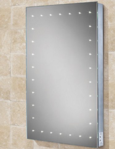 HIB Astral LED Mirror with Charging Socket