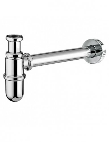 Bagnodesign Brass Bottle Trap in Chrome
