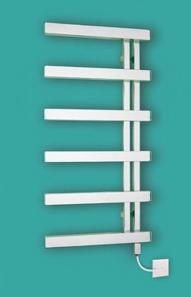 Bisque Alban Electric Right Hand Chrome 1450 x 500mm Towel Warmer