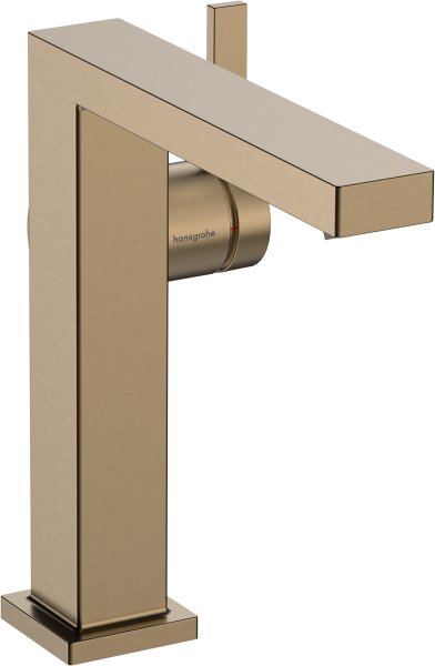 Hansgrohe Tecturis E Single Lever Basin Mixer 150 Fine Coolstart Ecosmart+ with Waste Set - Brushed Bronze