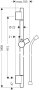 Hansgrohe Unica Shower Rail S Puro 90cm with Isiflex Shower Hose 160cm - Matt White