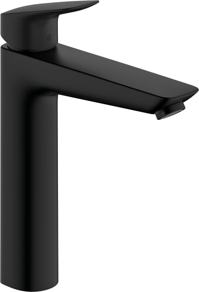 Hansgrohe Logis Single Lever Basin Mixer 190 with Pop-Up Waste - Matt Black