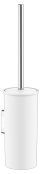 Keuco Collection Moll Toilet Brush Set with Synthetic Insert - Chrome/White
