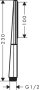 Hansgrohe Rainfinity Baton Hand Shower 100 1jet - Brushed Bronze