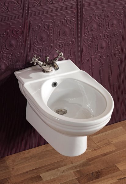 Silverdale Belgravia Wall Hung Bidet - White